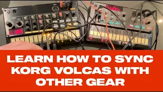 Learn How to Sync Korg Volcas With Other Gear
