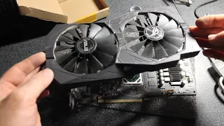 Asus StriX Radeon RX 570 4gb - РАЗБОР и ОБСЛУЖИВАНИЕ!