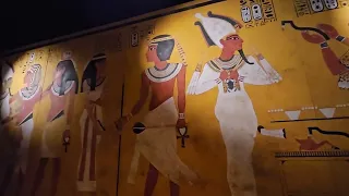 Tutankhamun Exhibit His Tomb and His Treasures in Atlanta Georgia on vacation on spring break part 4