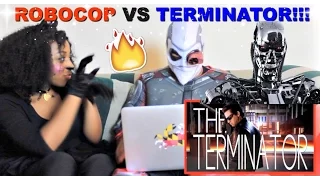 Epic Rap Battles of History "Terminator vs Robocop" Reaction!!!