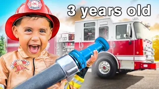 Transforming our Son into a Real FIREFIGHTER!