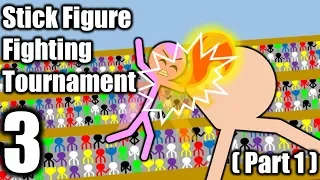 Stick Figure Fighting Tournament 3 - Part 1 (Animation)