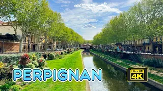 PERPIGNAN, FRANCE 4K CITY CENTRE WALKING TOUR | WALK PERPIGNAN 2024