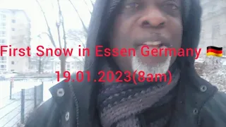 First Snow 2023.01.19 (8am)         Essen Germany 🇩🇪