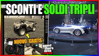 NUOVO VEICOLO GRATIS RILASCIATO! AGGIORNAMENTO SETTIMANALE SCONTI E SOLDI TRIPLI GTA 5 ONLINE ITA