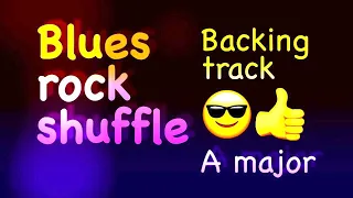 Blues Rock Shuffle, backing track, A major, 120bpm. 12 bar blues chords. Play along and have fun!