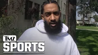 Nipsey Hussle Says He Wasn't Going To Jump In Lakers-Rockets Brawl, 'Hell Nah!' | TMZ Sports