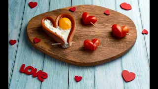 Романтический завтрак на день влюбленных (2 рецепта)