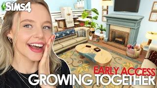 Building a house with all the NEW Growing Together items! | Early Access
