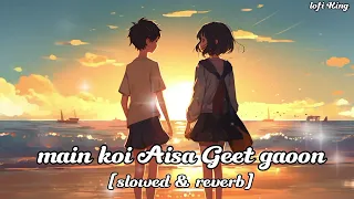 Main Koi Aisa Geet Gaoon [ slowed & reverb] |  Shah Rukh Khan & Juhi Chawla | 90's Romantic Songs