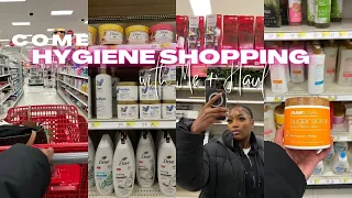 COME HYGIENE SHOPPING W/ ME AT TARGET + HAUL| 2023 SELFCARE + WINTER HYGIENE ESSENTIALS (vlog style)