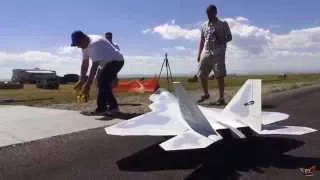 RC ADVENTURES - Want to fly one of these? Radio Controlled Turbine JET - F-22 RAPTOR