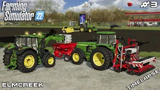 Picking STONES and planting CORN and SOYBEANS | Elmcreek | Farming Simulator 22 | Episode 3