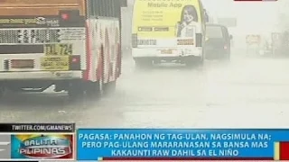 BP: PAGASA: Panahon ng tag-ulan, nagsimula na