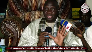 Wakhtane Baye Ndiaga Diop Journée Culturelle Cheikh Ibrahima Fall Kaolack