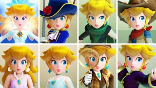 Princess Peach Showtime - All Transformations