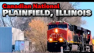 Railfanning Plainfield: Canadian National Trains (2024)