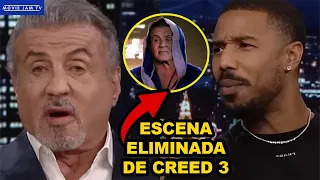 Michael B Jordan ELIMINA escena de Sylvester Stallone en Creed 3 como VENGANZA!!!