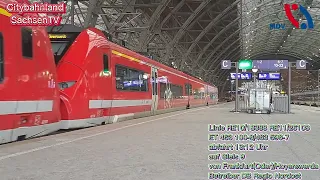 Bahnverkehr in Leipzig Hbf Chemnitz Hbf Riesa