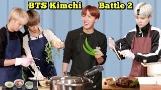 BTS Kimchi Battle / Part - 2 / Real Hindi Dub / Run Ep.35