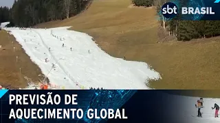 Aquecimento global mais quente do que na era pré-industrial é previsto | SBT Brasil (08/05/24)