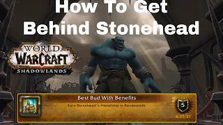 WoW ShadowLands:How To Become Best Friends With StoneHead in Revendreth Zone