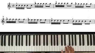 Twinkle Twinkle Little Star Variations (Suzuki Piano Vol.1 No.1) c/metrónomo y partitura