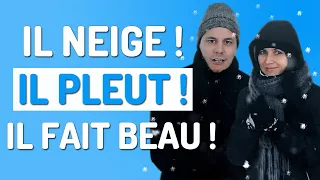 How to speak about the weather en French