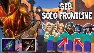 How to Solo Frontline as Geb - Double Blade Build!