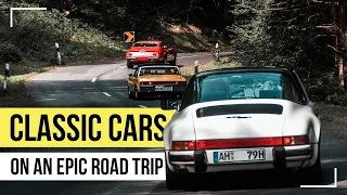 Classic Cars on an epic Road Trip through Belgium, Luxemburg and Germany | International GP 2021