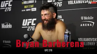 Bryan Barberena UFC 276 full post-fight interview