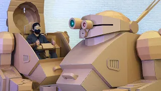 【VOTOMS】 How to make Cockpit of SCOPEDOG with Cardboard