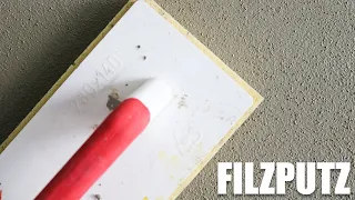 Filzputz richtig auftragen & strukturieren– So geht’s! DIY | kreativtobi