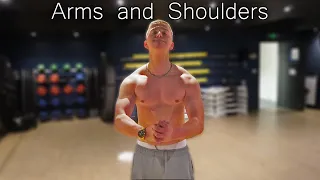 DAY IN THE LIFE ON A CUT | ARMS AND SHOULDERS