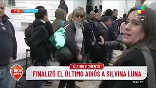 ⚫ Dolor y angustia en la despedida de Silvina Luna: terminó la ceremonia religiosa