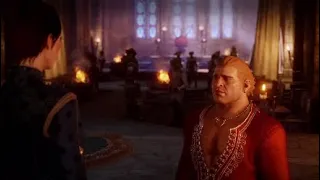 DRAGON AGE: INQUISITION || Varric's reaction to Hawkes death.