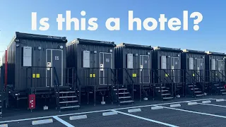 I stayed at a Container Hotel in Japan! | R9 The Yard Miyakonojo