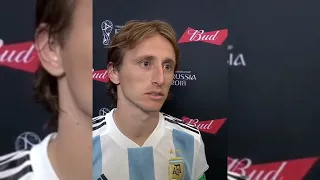 Modrić in Argentina jersey/kit/shirt free 4k clip for edit