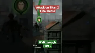 attack on titan 2 final battle walkthrough || No commentary #shorts #attackontitan #nocommentary