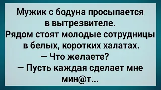 Как Мужик в Вытрезвителе Проснулся! Сборник Свежих Анекдотов! Юмор!