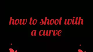 how to do a curving shot in football match