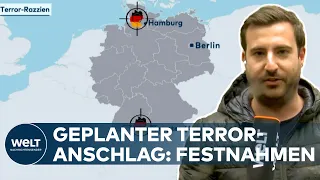 Geplanter Sprengstoffanschlag: Zwei Syrer in Hamburg und im Allgäu festgenommen