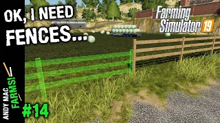 Looking at the Wooden Gates Fences and Stone Walls Mod for FS19 - Dad's Farm Part 14