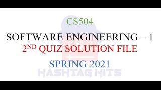 CS504 Quiz # 2 Solutions 2021 Virtual University