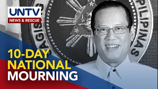June 24-July 3, idineklara bilang period of nat’l mourning sa pagpanaw ni ex- Pres. Noynoy Aquino