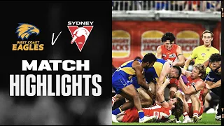 West Coast Eagles v Sydney Swans Highlights | Round 5, 2022 | AFL