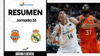 Valencia Basket - Real Madrid (99-93) RESUMEN | Liga Endesa 2023-24