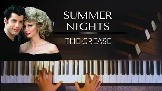 Summer Nights (Tell Me More) from Grease / John Travolta & Olivia Newton-John + piano sheets