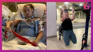 Double Amputee Completes First Pull-Up In Recovery
