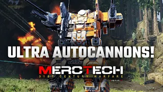 Ultra Autocannon Jagermech = FUN! - Mechwarrior 5: Mercenaries MercTech Episode 10